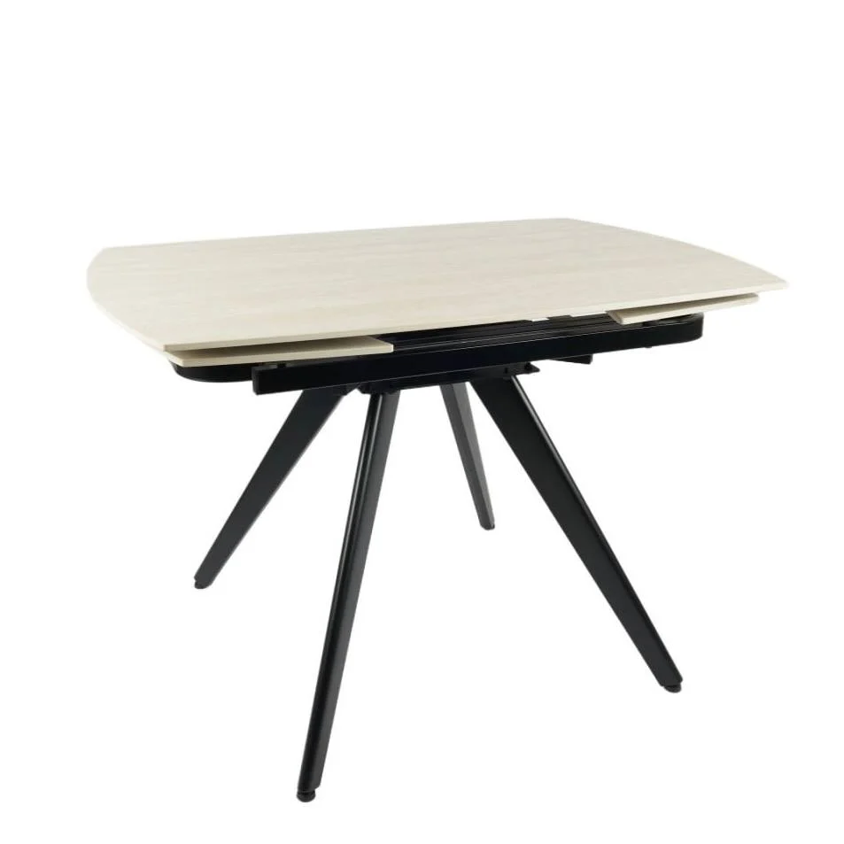 კერამიკის გასაშლელი მაგიდა Vigo ღია კრემისფერი