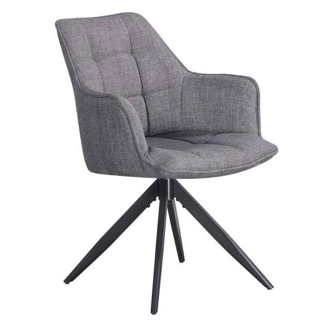 სკამი მბრუნავი REX ღია ყავისფერი