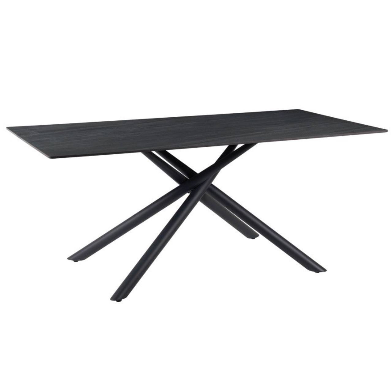 კერამიკის მაგიდა LOTUS შავი