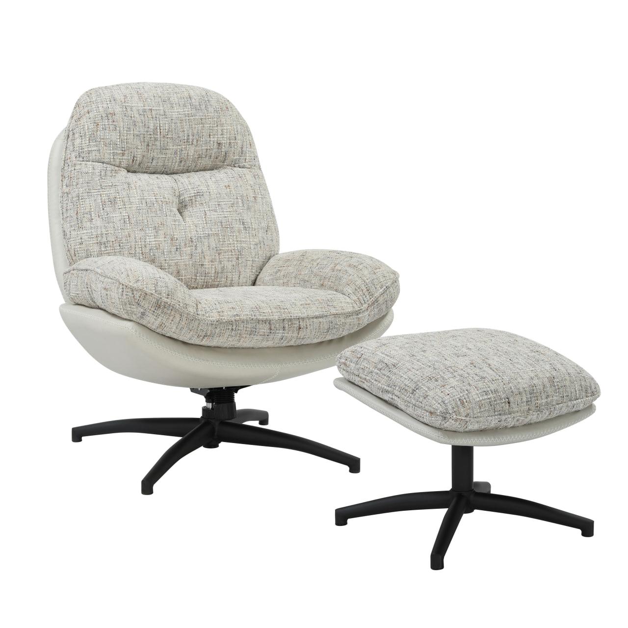 სავარძელი პუფით Roy