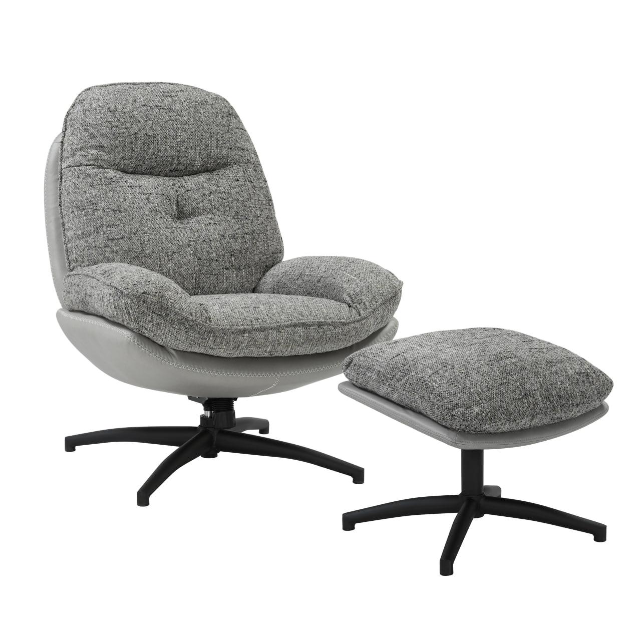 სავარძელი პუფით Roy