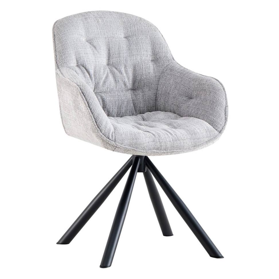 სკამი მბრუნავი ORION ღია ნაცრისფერი