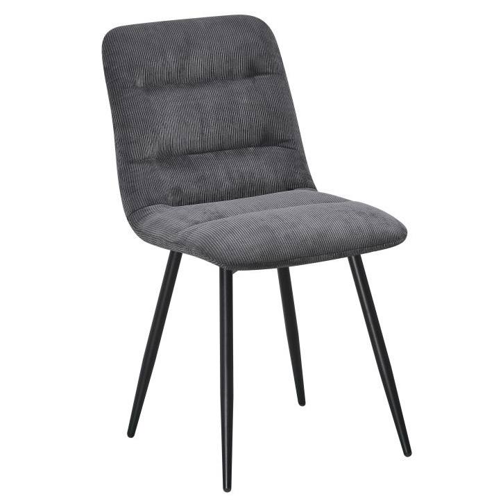 სკამი BOS ნაცრისფერი ველვეტი