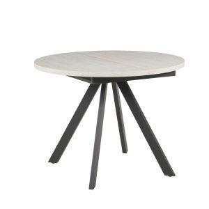 გასაშლელი მაგიდა Rondo ღია ნაცრისფერი