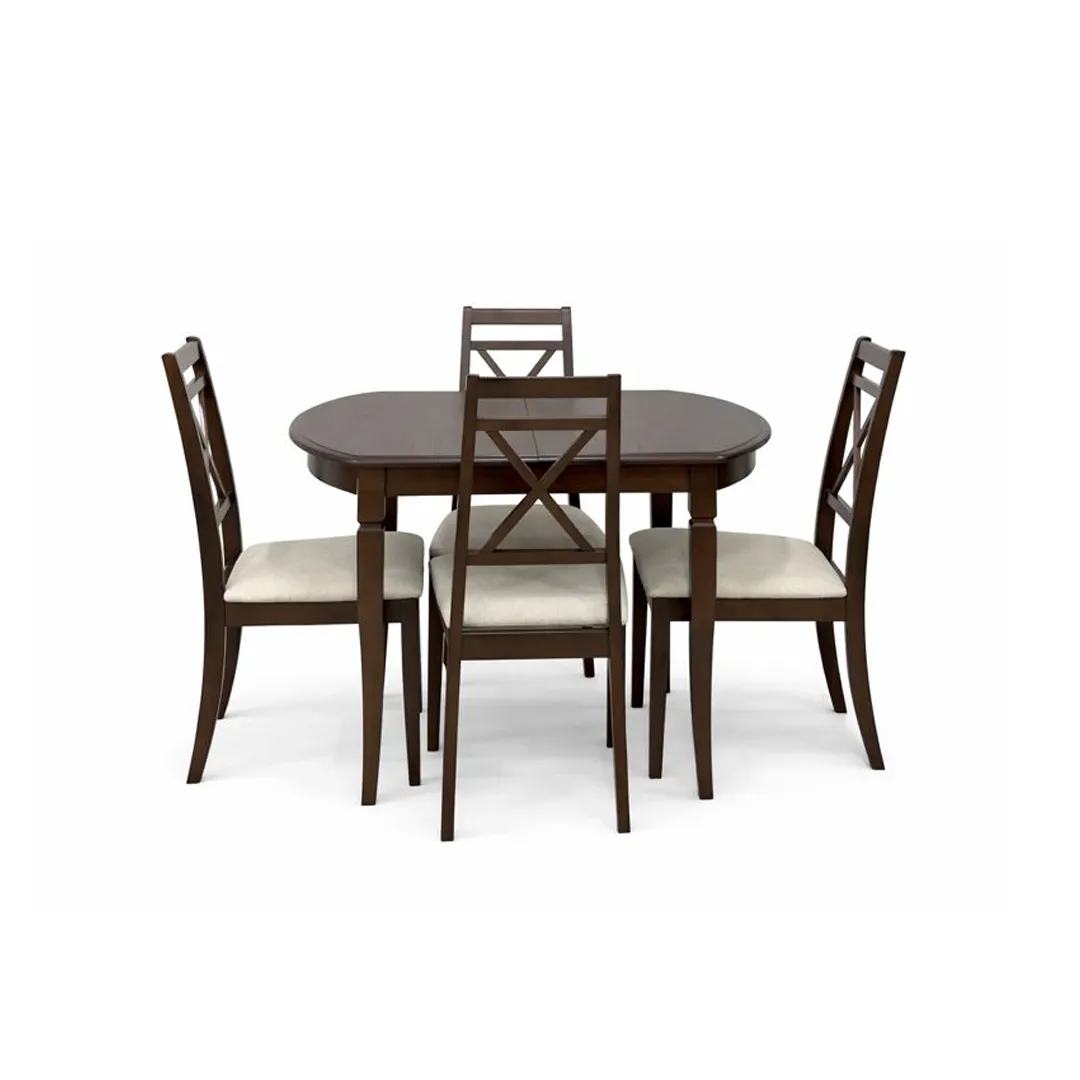 მაგიდა Modenna და 4 სკამი Picasso