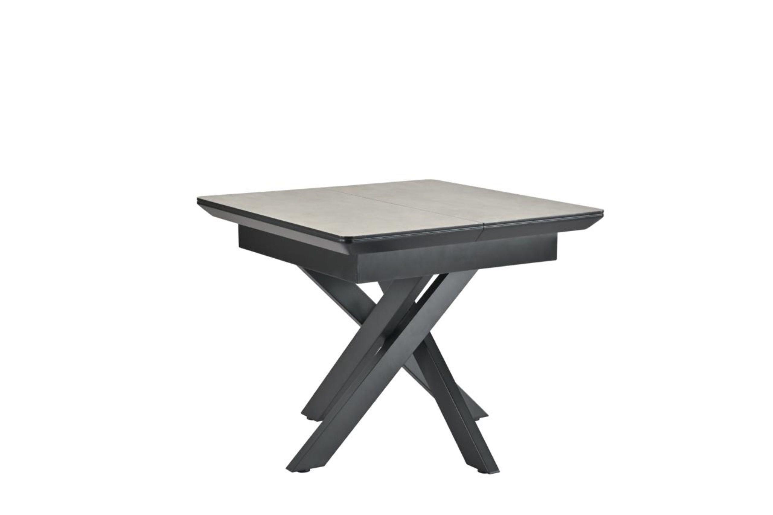 გასაშლელი მაგიდა Cetus ნაცრისფერი