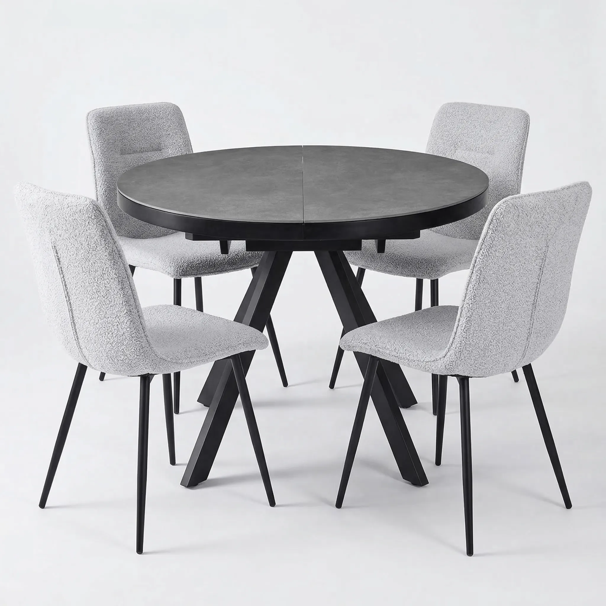 კომპლექტი მაგიდა Libra და 4 სკამი Dot