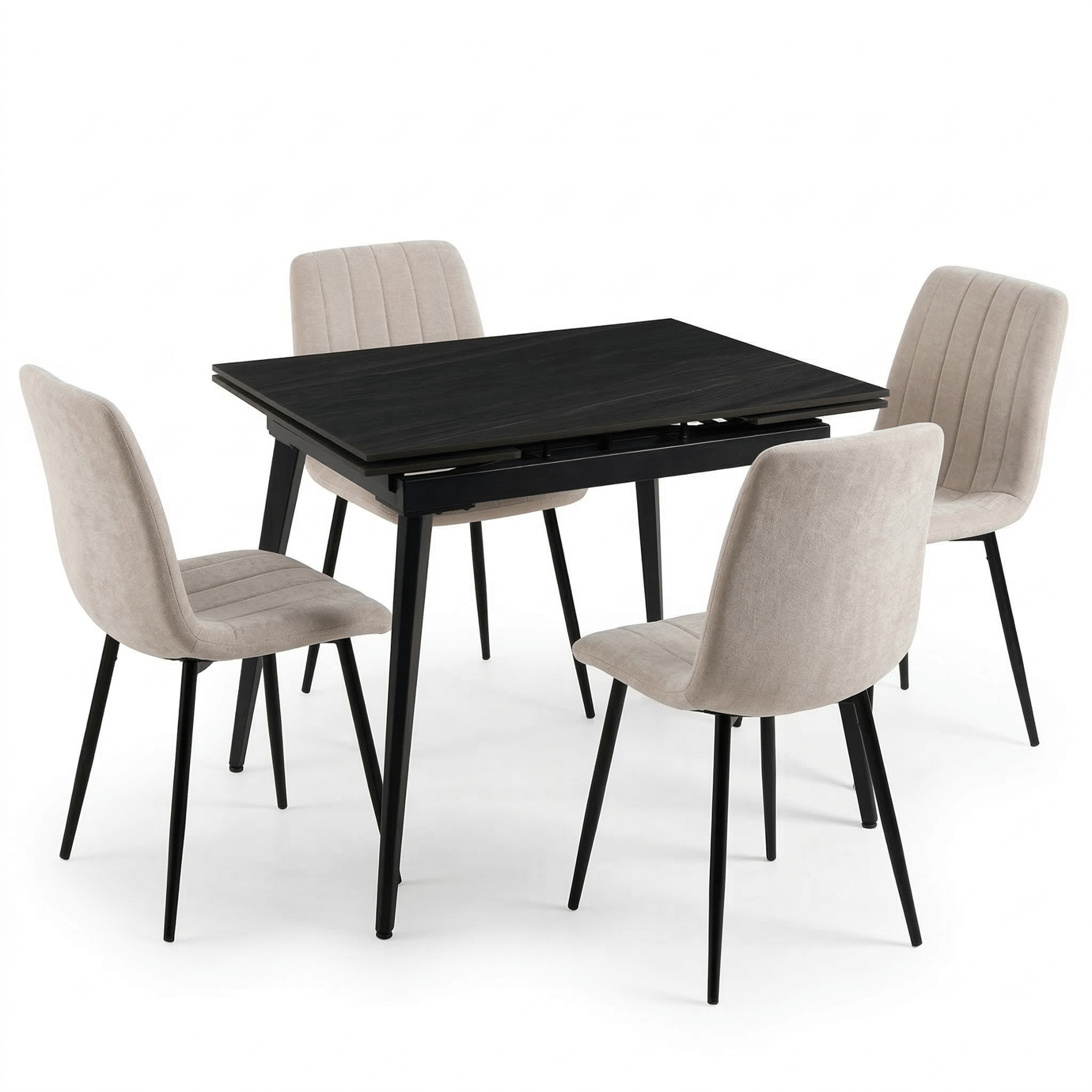 კომპლექტი მაგიდა Reef და 4 სკამი Jet