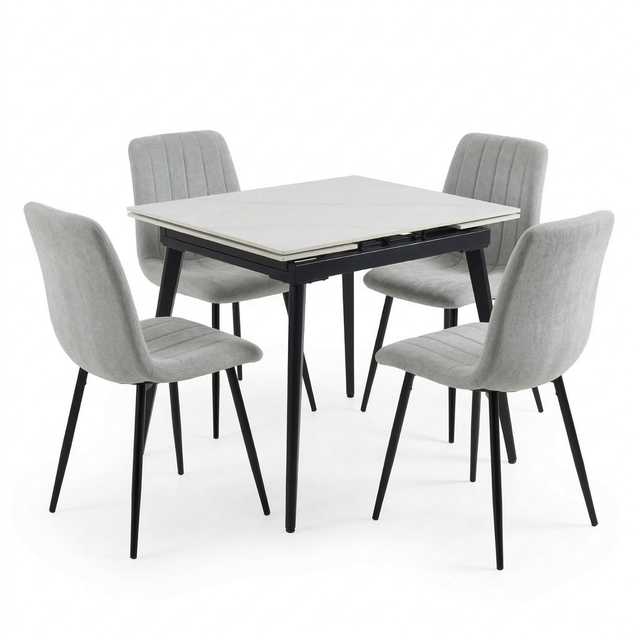 კომპლექტი მაგიდა Reef და 4 სკამი Jet